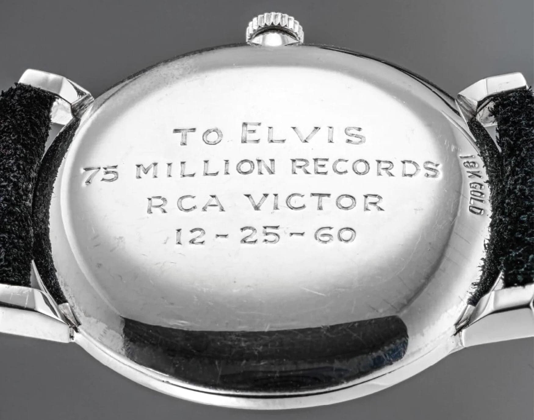 قاب پشتی حکاکی شده ساعت رولکس