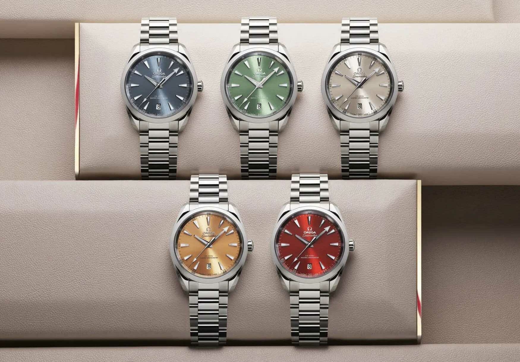 کلکسیون 38 میلی‌متری Aqua Terra امگا از سال ۲۰۲۲.