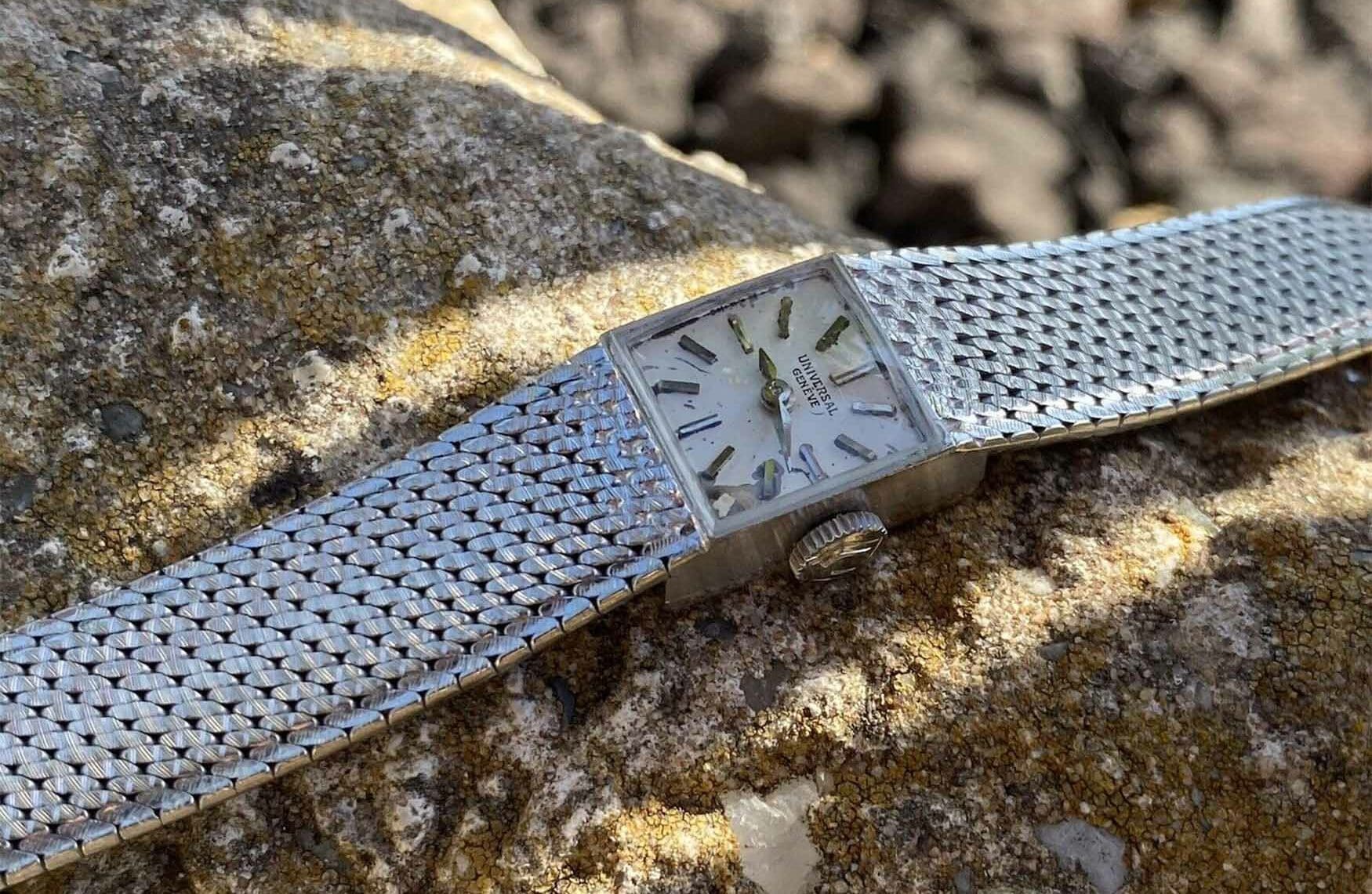 ساعت یونیورسال ژنو از طلای سفید