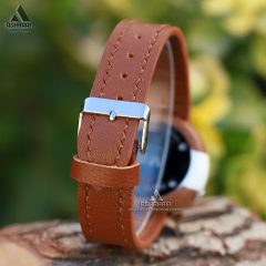 Wooden-Watch-M-BR-05 بند چرمی ساعت ام دبلیو Wooden Watch M-BR