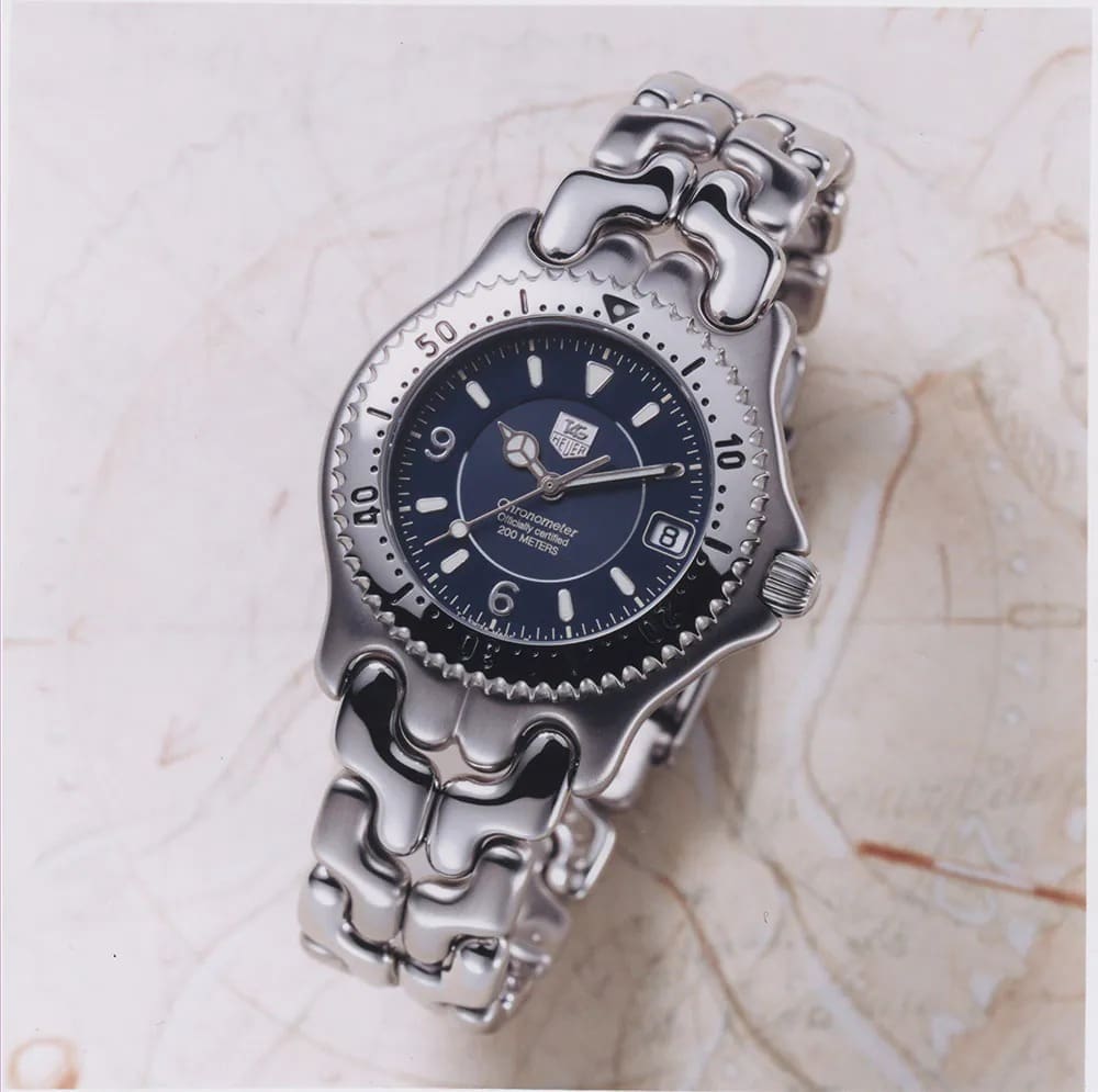 ساعت TAG Heuer S/el با صفحه آبی تیره