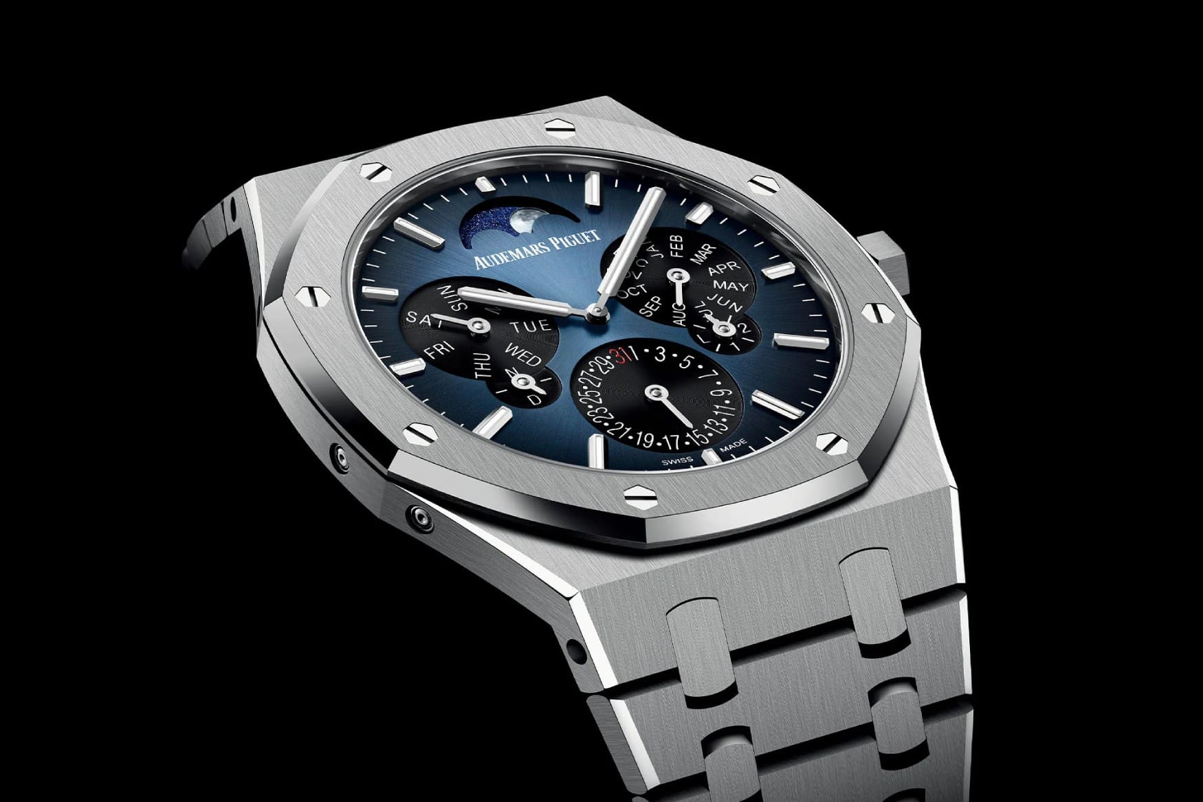 ساعت اودمار پیگه رویال اوک پرپچوال کلندر اولترا تین