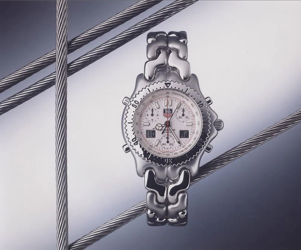 کرونوگراف TAG Heuer S/el با صفحه سفید