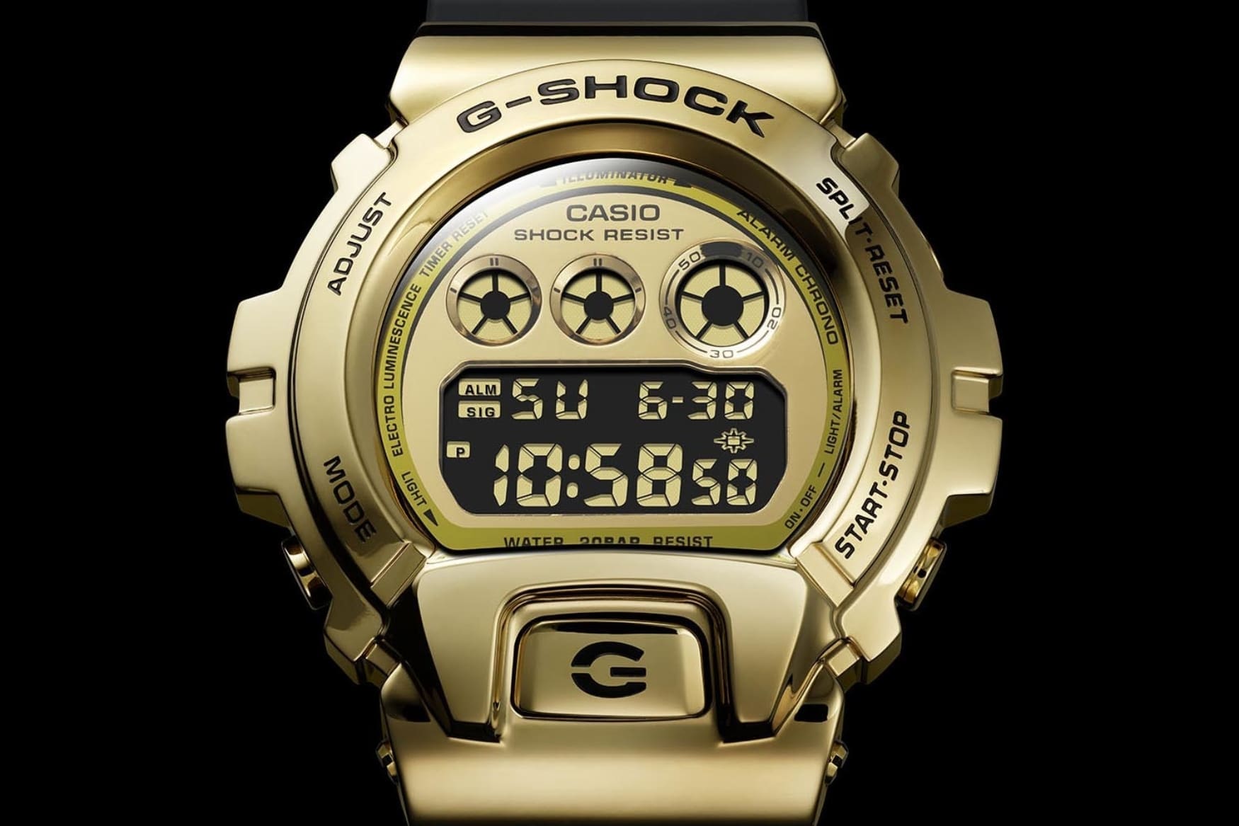 ساعت کاسیو جی‌شاک GM-6900 طلای زرد