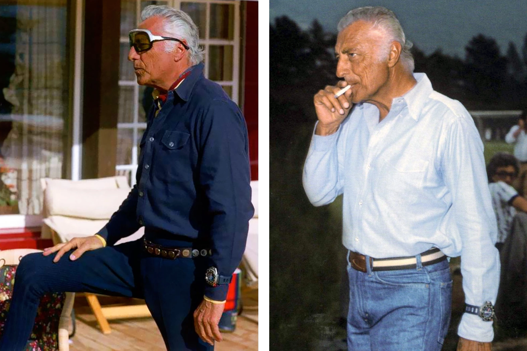 جیانی آنیلی با ساعت امگا پلوپروف