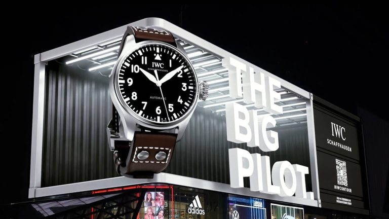 ساعت‌های مچی لوکس در دنیای سه‌بعدی: نوآوری در تبلیغات محیطی و آینده بازاریابی