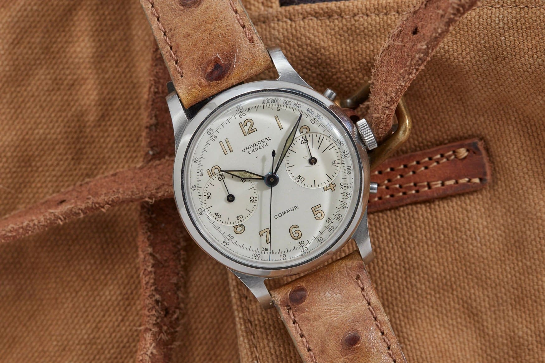 کرنوگراف یونیورسال ژنو Compur