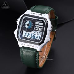 Casio-AE-1200WH-1832-02 ساعت کاسیو سبز