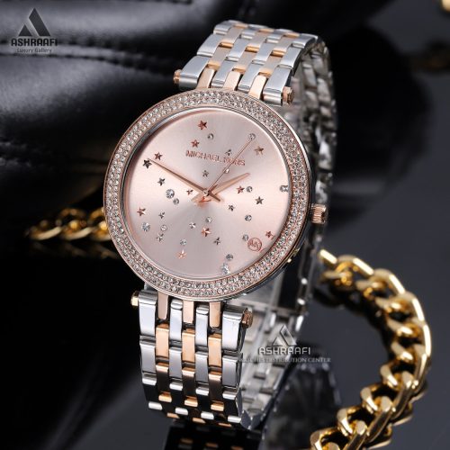 ساعت صفحه رزگلد مایکل کورس Michael Kors MK-3727