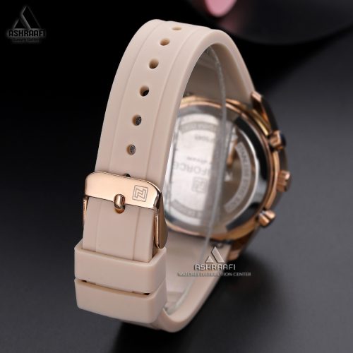 ساعت نیوی فورس بند سیلیکونی Naviforce NF5045CRG