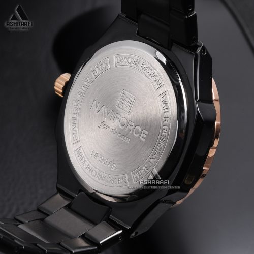 ساعت نیوی فورس بند استیل Naviforce NF9249KRG