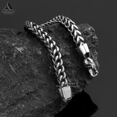 دستبند مردانه استیل