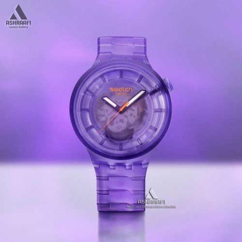 ساعت سواچ بنفش Swatch SB05V103