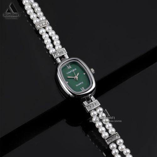 ساعت مچی بند مرواریدی Cartier A70