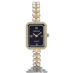 ساعت کارتیه بند مروارید Cartier A80