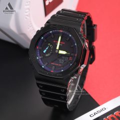 Casio-G-Shock-GA-2100RGB-1ADR-02 ساعت جیشاک اورجینال دست دوم Casio G-Shock GA-2100RGB-1ADR