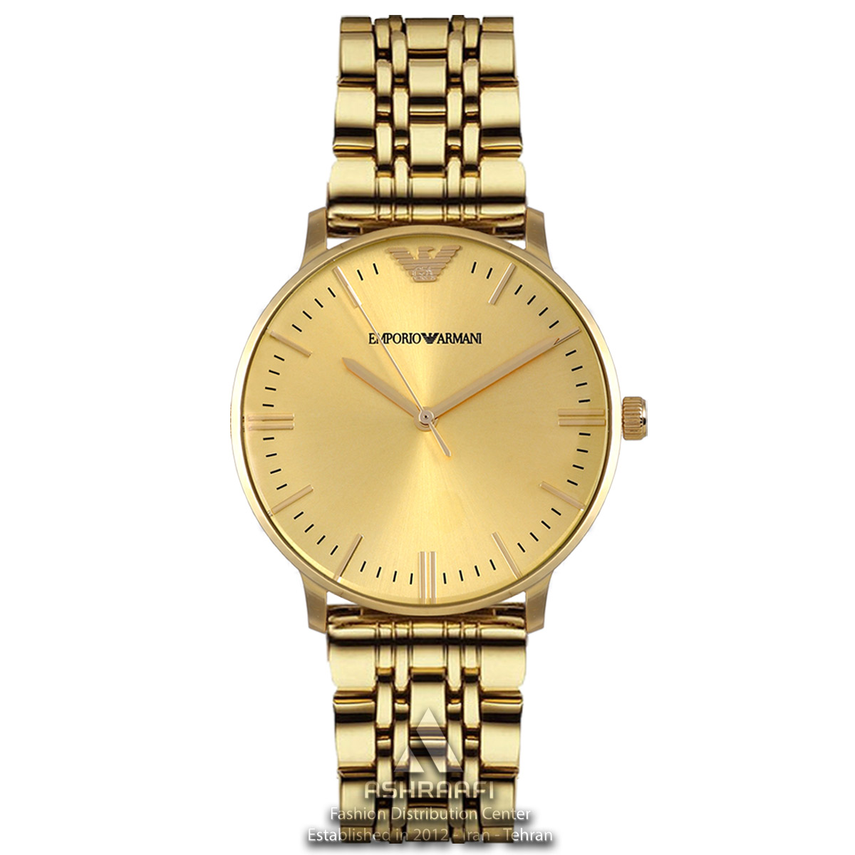 ساعت مردانه امپریو آرمانی طلایی Emporio Armani AR-1602G