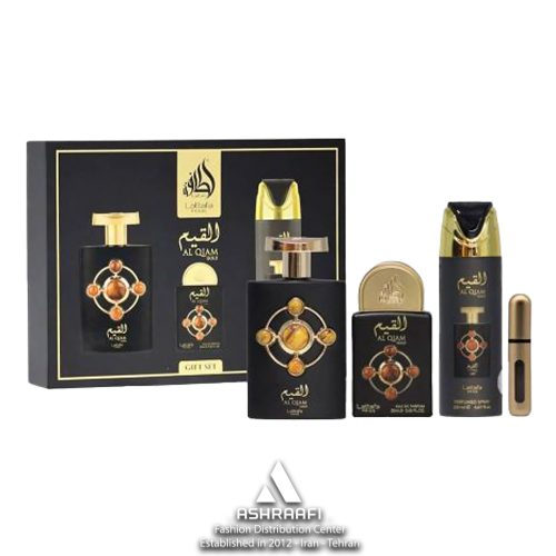 ست کادویی ادکلن Giftset Al Qiam Gold -3pc Lattafa Pride