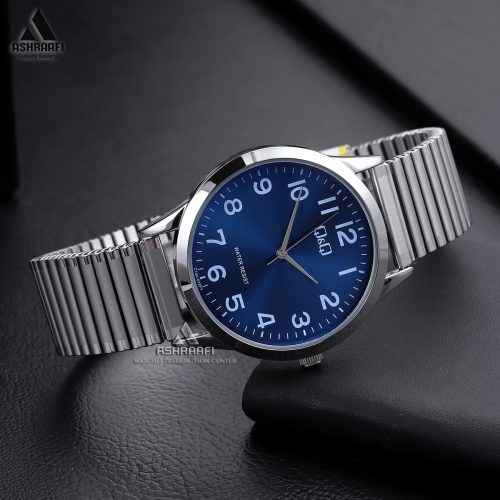 ساعت کیو اند کیو صفحه سورمه ای Q&Q C10A-073PY