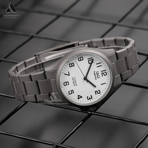 ساعت کیو اند کیو صفحه سفید Q&Q S28A-001VY