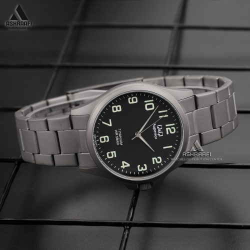 ساعت کیو اند کیو صفحه مشکی Q&Q S28A-002VY