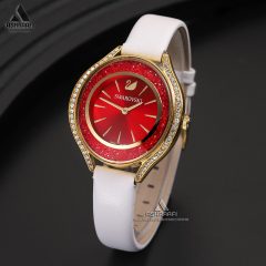 Swarovski PA6-02 ساعت سواروسکی بند چرمی