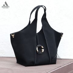 Women-Shoulder-Bag-A25-05 کیف مشکی زنانه