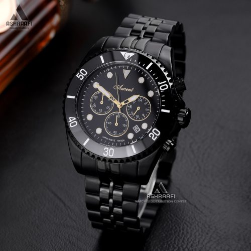 ساعت اکسنت مشکی Axcent AX180036K