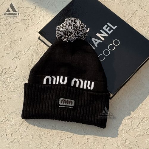 کلاه مشکی میو میو