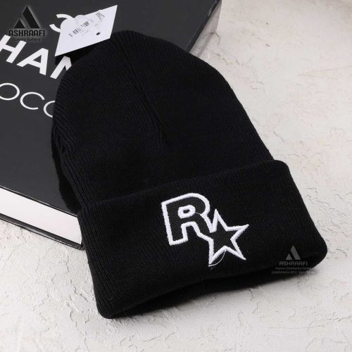 کلاه بافت مشکی زمستانی Beanie Hat HA168