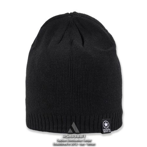 کلاه بافت مشکی زمستانی Beanie Hat HA173