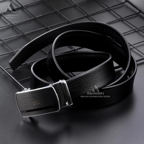 کمربند چرم مشکی