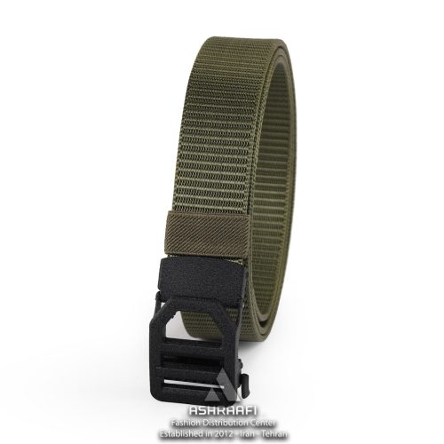 کمربند سبز مردانه Rail Belt BL127