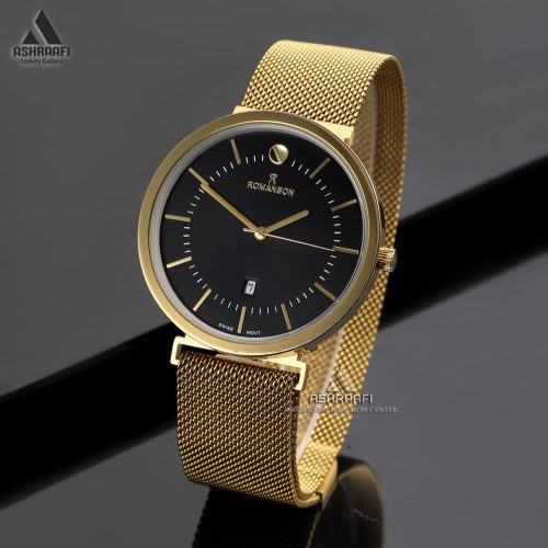 ساعت رومانسون صفحه مشکی