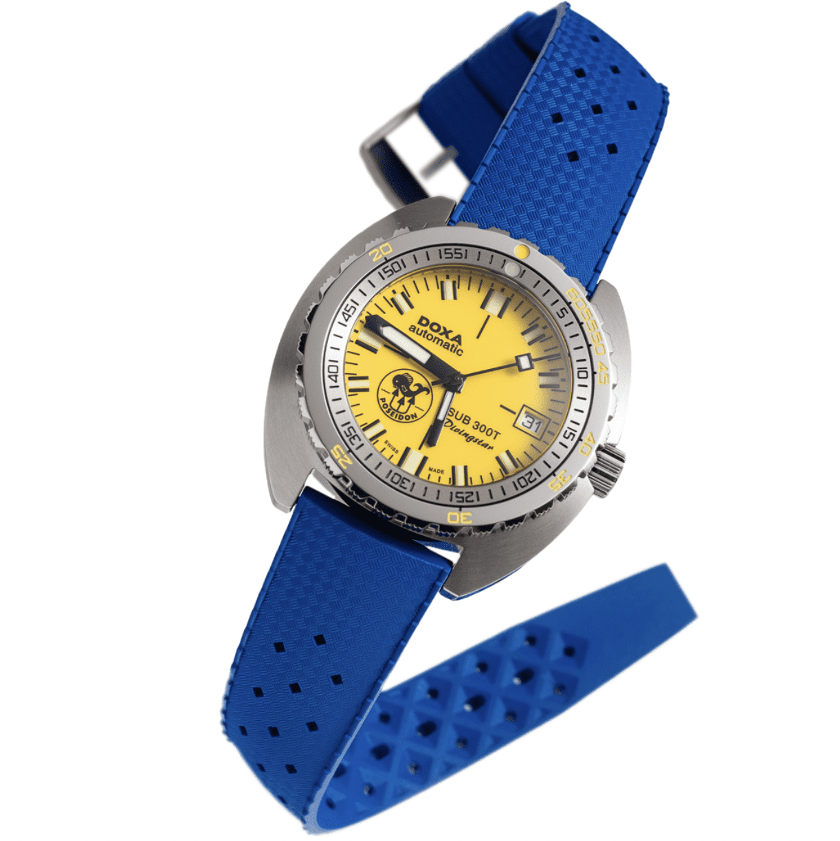 تصویری از یک بند ساعت رابر با بافت خاص