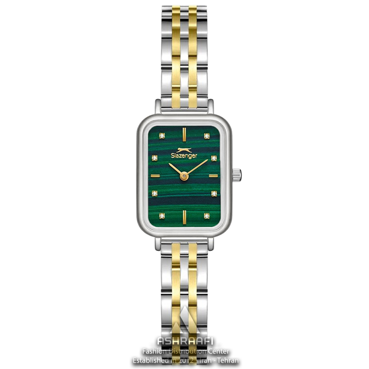 ساعت اسلازنجر صفحه سبز Slazenger مدل SL.09.2549.3.05