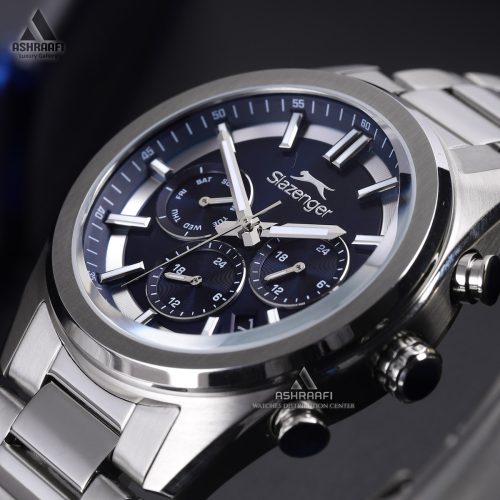 ساعت صفحه مشکی اسلازنجر Slazenger SL.09.2554.2.02