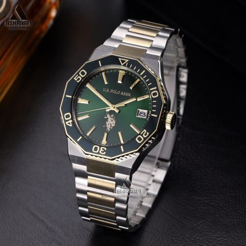 ساعت یو اس پولو صفحه سبز U.S. Polo Assn. USPA1120-01