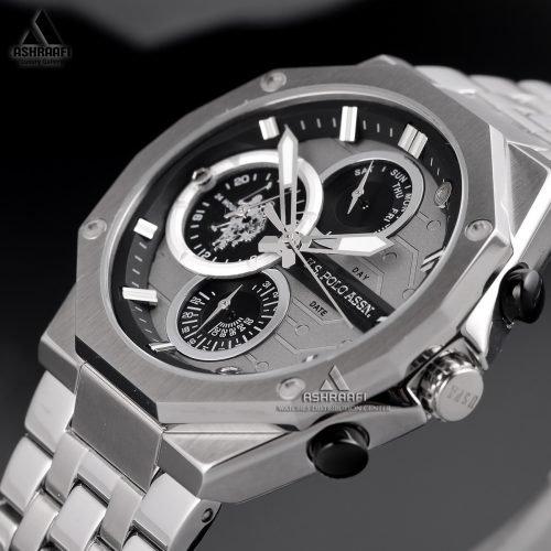 ساعت صفحه طوسی یو اس پولو U.S. Polo Assn. USPA1121-04