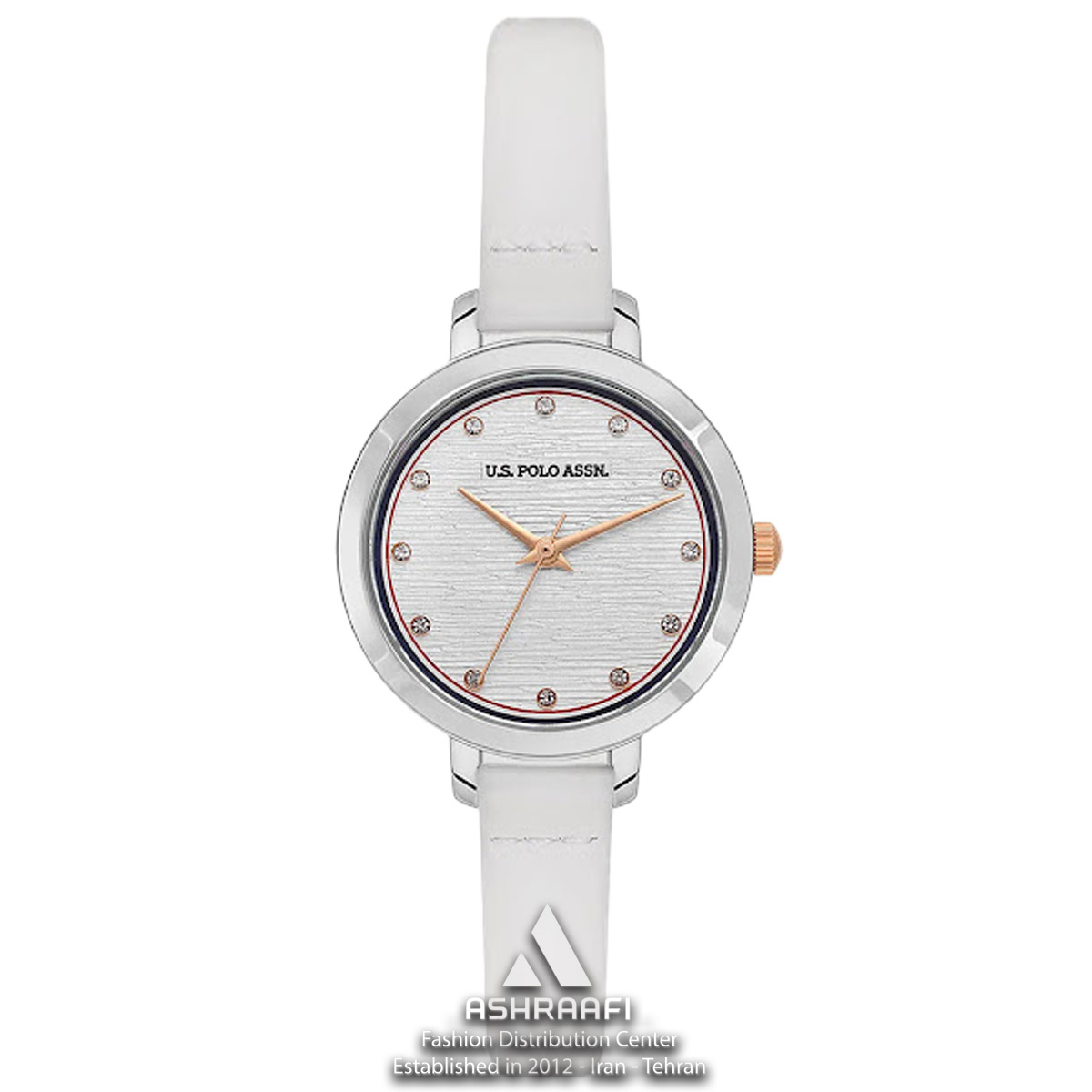 ساعت مچی مردانه U.S. Polo Assn. مدل USPA2092-02، بند چرمی