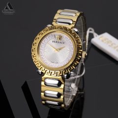 ساعت ورساچه صفحه نقره ای