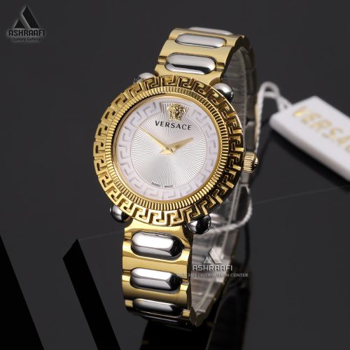 ساعت ورساچه صفحه نقره ای