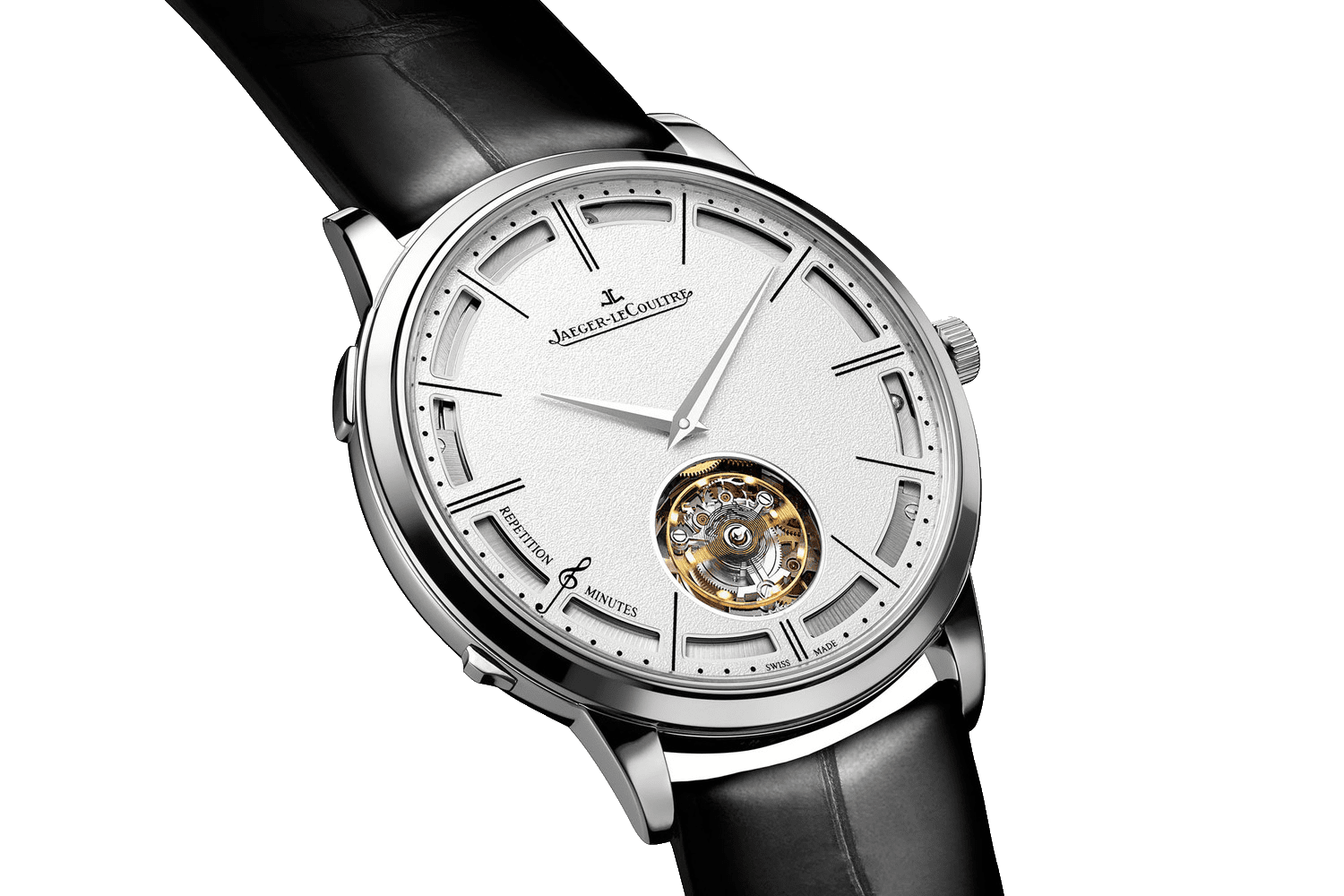 ساعت ژژه-لوکولتر هیبریس مکانیکا 11 مستر اولترا تین مینت ریپیتر فلایینگ توربیون