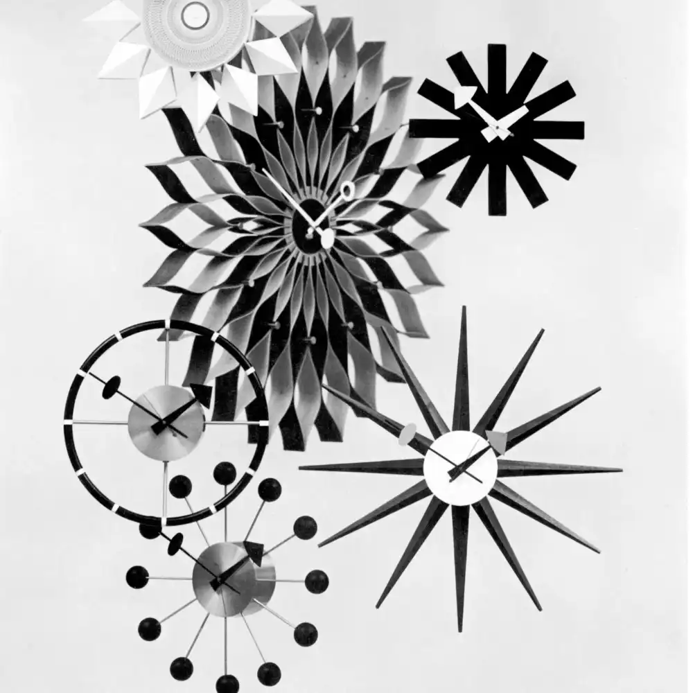 مجموعه ساعت‌های دیواری و رومیزی جورج نلسون