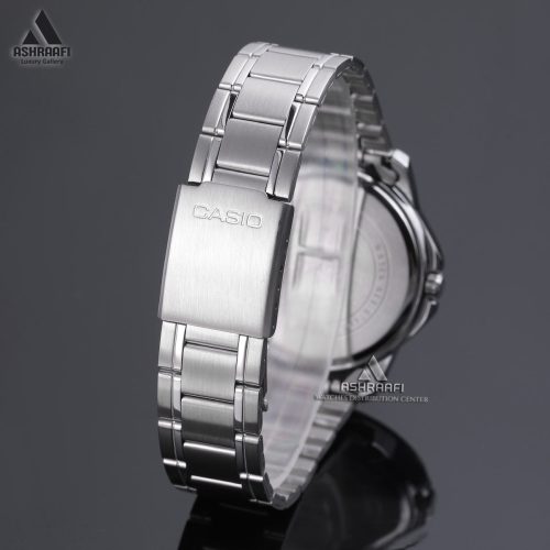 ساعت کاسیو صفحه نقره‌ای Casio MTP-V004D-7B2