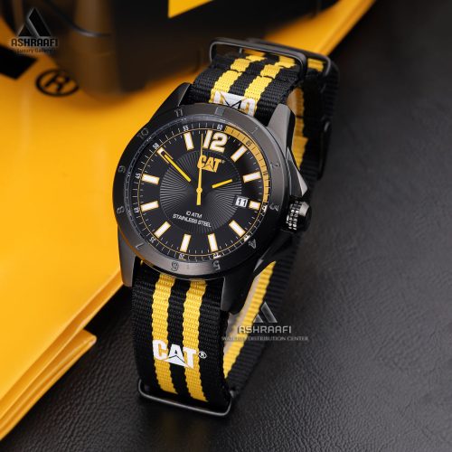 ساعت کارترپیلار بند برزنتی Cat YW.161.64.137