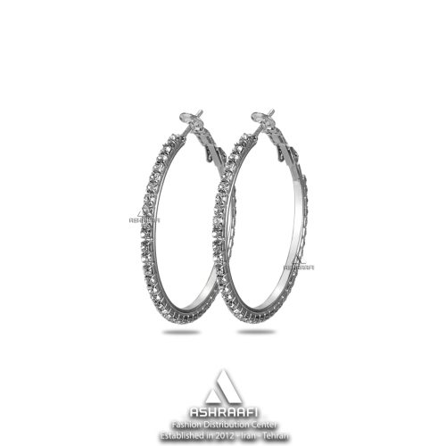 گوشواره زنانه حلقه‌ای Hoop Earrings S02