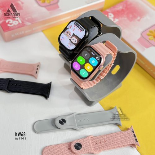 ساعت هوشمند با بند های متفاوت KW68 Mini