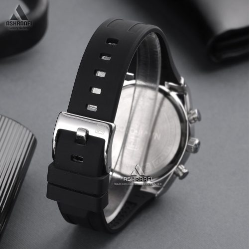ساعت نیوی فورس بند سیلیکونی Naviforce NF8080KSW