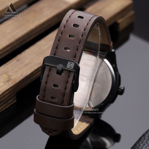 ساعت نیوی فورس بند چرمی Naviforce NF9233BK